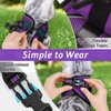 rabbitgoo Cat Harness and Leash Set for Walking Escape Proof, Adjustable Soft Kittens Vest with Reflective Strip for Cats, Comfortable Outdoor Vest, Purple, S