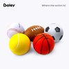 Boley Sports Ball Set - 5 Pack Mini Soccer Ball, Football, Basketball, Baseball, and Tennis Ball - Soft, Safe, Durable, and Kid-Friendly Playground Balls for Indoor and Outdoor Play - Ages 3 and Up