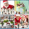 20PCS Plastic Forest Animals Figures, Realistic Woodland Creatures Figurines Miniature Toys Animal Tree Kit Wild Animal Toys Gift for Kids Toddlers, Party Favors Cake Topper Diorama Supplies