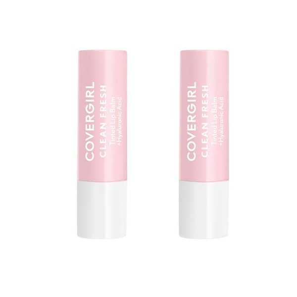 Pack of 2 CoverGirl Clean Fresh Tinted Lip Balm, I Cherry-Ish You 500