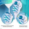 Electric Toothbrush Replacement Brush Heads - 4Pcs Travel Toothbrush Medium Adult Electric Toothbrush Head Replacements - Toothbrush Soft Bristles Spin Brush Heads Replacement Toothbrush Heads