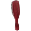 ANNIE Wave Soft Brush (Model:2080), Natural wood, boar bristles, wooden brush, won't pull on your hair, detangler, pulls out the knots