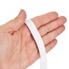 Juvale 109 Yards White 1/2 Inch Elastic Band for Sewing Clothes, Stretch Knit Bands for DIY Arts and Crafts, Tailoring, Clothing Garment Repair, Kitting Supplies (0.5 Inches Wide)