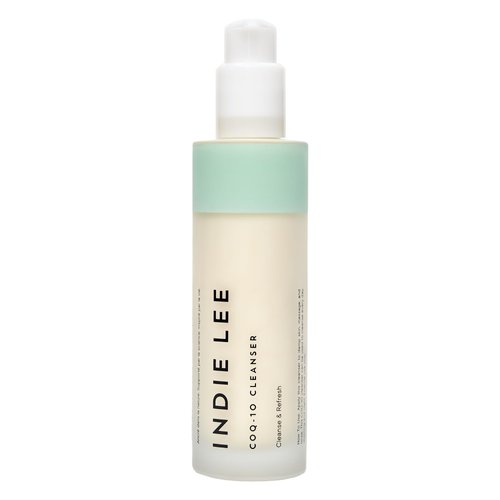 Indie Lee Coq 10 Cleanser - Cream-to-Milk Facial Cleanser Enriched with Hydrating Grape Seed & Jojoba Oil and Soothing Aloe Vera for a Nourished, Healthy Glow (125 Fl Oz)