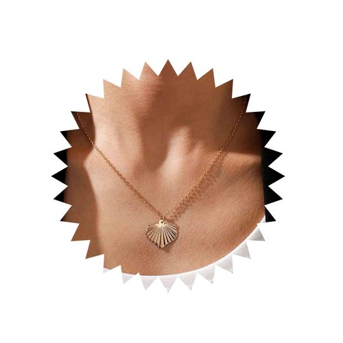 TseanYi Boho Heart Pendant Necklace Gold Heart Necklace Vintage Heart Love Pendant Necklace Textured Heart Chain Necklace Minimalist Heart Charm Necklace Jewelry for Women