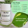 MONA BRANDS All Natural Magnesium Deodorant for Women & Men | Baking Soda & Aluminum Free (Bergamot Lemon) 2.65oz