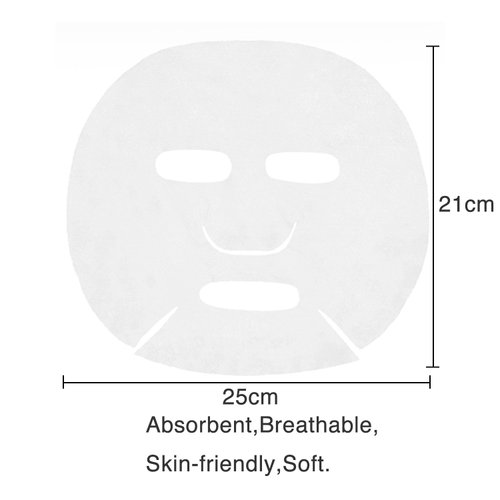 100 pcs Compressed Facial Mask Sheet Beauty DIY Disposable Mask Paper Natural Cotton Skin Care Wrapped Masks Normal Thick，Get a Small Mask Bowl Free