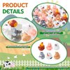 DEEKIN 24 Pcs Farm Rubber Ducks 2 Inch Farm Ducks Animal Ducks Cow Sheep Horse Pig Chicken Donkey Party Favors for Farm Birthday Party Gift