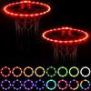 Waybelive LED Basketball Hoop Lights, Remote Control Basketball Rim LED Light, 16 Color Change by Yourself, Waterproof, Super Bright to Play at Night Outdoors, Good Gift for Kids, 2 Pack