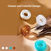 Hokant Fidget Ring Slider Infinitely Rotatable Fidget Finger Ring, Office Desk Toys for Adults EDC for Stress & Anxiety Relief - Amber Yellow