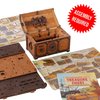 WOODEN.CITY Puzzle Box Treasure Chest - Assemble and Solve Riddles for a Unique Escape Room Experience - Wooden Clue Box Perfect Unique Gift Box - Made in EU