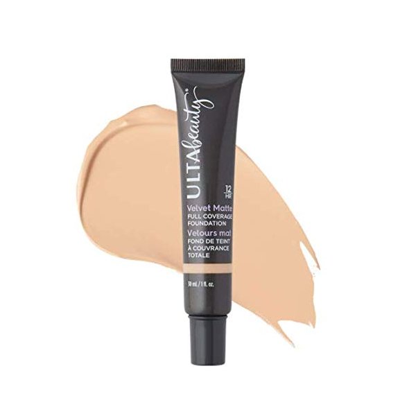 Ulta Beauty Velvet Matte Long-Wearing Cream Foundation, Light Warm, 1 Fluid Ounce