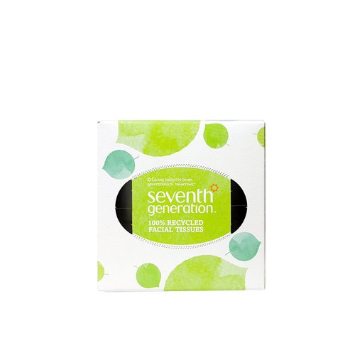 Seventh Generation Facial Tissues Cube, 2 Ply - 85 Count (Pack of 4)