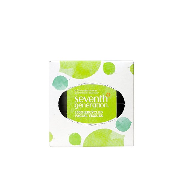 Seventh Generation Facial Tissues Cube, 2 Ply - 85 Count (Pack of 4)
