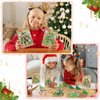 Justforjoyful 24 Sets Christmas Card Making Craft Kit for Kids 3D Christmas Tree Cards Crafts DIY Handmade Greeting Card Holiday Xmas Art and Crafts Supplies for Christmas Home Classroom Activities