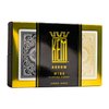 KEM Arrow Black and Gold Plastic Playing Cards, Jumbo Index, Poker Size, Premium Playing Cards, Casino Grade Poker Playing Cards, 2 Decks of Cards
