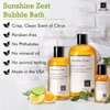 Nabila K Sunshine Zest Bubble Bath, Adult Spa Bath, Bath Bubbles for Self Care, 16oz/472mL