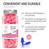 LYSIAN Ultra Soft Foam Earplugs for Sleep Noise Reduction -38dB Noise Cancelling Ear Plugs for Sleeping, Snoring, Shooting, Travel Loud Sound-60 Pairs-Pink Color