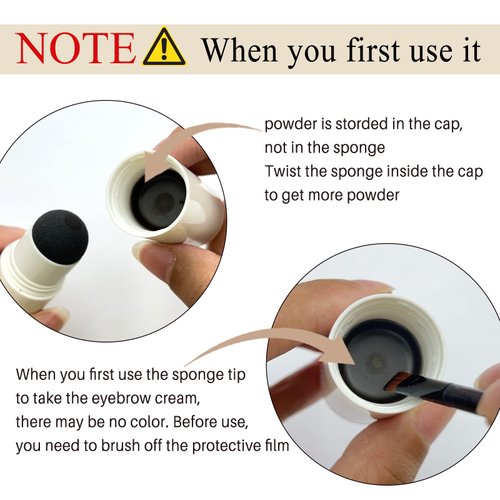 YOOMIA Eyebrow Stamp Stencil Kit And One Step Brow Stamp Shaping Kit Brow Stamp Tool Kit Waterproof Brow Stamp Long Lasting With Reusable Eyebrow Stencils (Auburn)