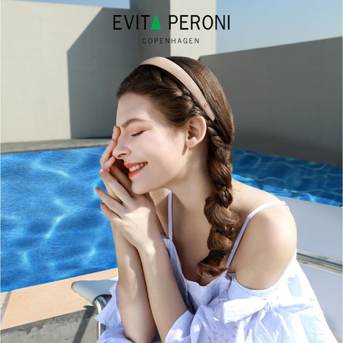 EVITA PERONI Mulberry Silk Wide Headband for Women Hair Band Christmas Birthday Gifts for Women