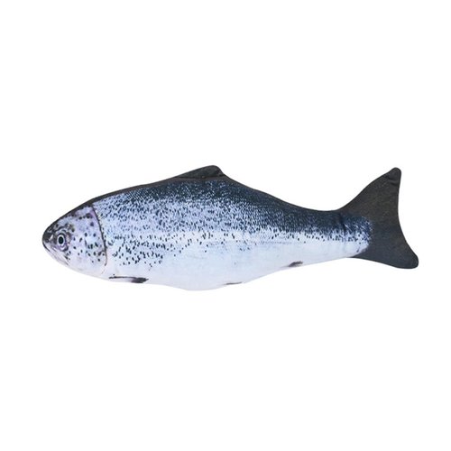 YIKEXIAOSHULIN Fish Cat Toy Realistic Fish Cat Catnip Toy Soft Cat Chewing Fish Toy for Indoor Cats Adult Kitten Interactive