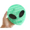 Curious Minds Busy Bags 1 Glow in The Dark Alien Bubble Pop Fidget Toy - Silicone Push Poke Bubble Wrap Fidget Toy - Press Bubbles to Pop - Bubble Popper Sensory Stress Toy OT (Random Color)