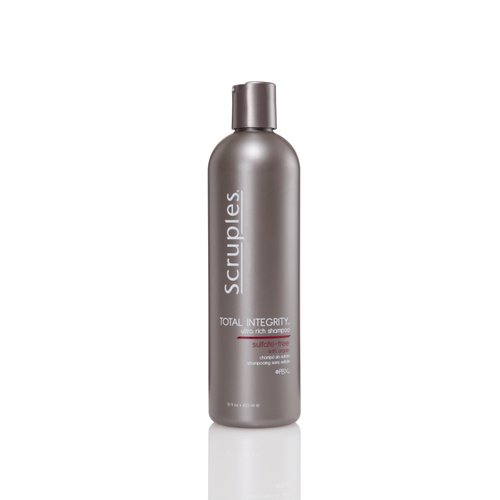 Scruples Total Integrity Shampoo - Professional Argan Oil Shampoo - Nourishes Chemically Treated Hair and Prolongs the Life of Hair Color - Ultra-Rich & Sulfate-Free Color Safe Shampoo (12 oz)