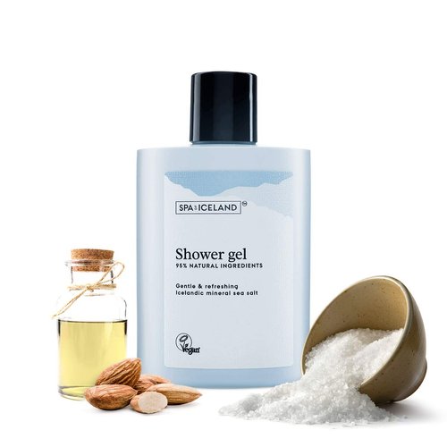 Spa Of Iceland Gentle Luxurious Liquid Shower Gel - Hydrating Natural Shower Wash With Sea Buckthorn for a Soothing Experience - Preserve Moisture & Remove Dirt - Refreshing Scent - 300ml