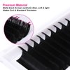 Lash Extensions C Curl 0.07 Self Fanning Volume Lashes 15mm-20mm Mixed Tray Easy Fans Eyelash Extensions Supplies by FADLASH (0.07-C, 15-20mm Mix)