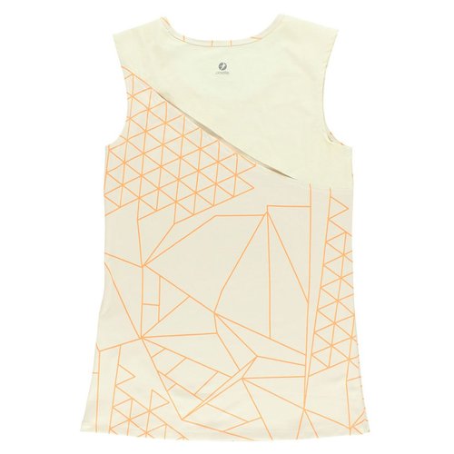 Oiselle Women's Keyhole Tank Top, Eggshell Print, 10