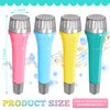 NEXXXI 16 Pack Plastic Toy Microphones, Colorful Fake Microphone for Goody Bag Fillers and Birthday Party Favors, 4 Colors