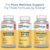 SOLARAY Mega Vitamin B-Stress, Timed-Release Vitamin B Complex with 1000 mg of Vitamin C for Stress, Energy, Red Blood Cell & Immune Support, 60 Day Guarantee, Vegan, 40 Servings, 120 VegCaps