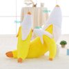 HOSTK Banana Plush Pillow, Peeled Banana Stuffed, Soft Toys Food Plushie Banana Hugging Pillow, Gift for Birthday, Valentine, Christmas (19.6 inches)
