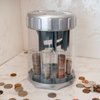Teachers Choice Digital Coin Counter Automatic Coin Sorter - 2023 Version - Automatically Sorts U.S. Coins into Individual Tubes and Keeps Digital Count, with 20 Coin Wrappers Included (Gray)