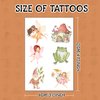 144 PCS Fairy Temporary Tattoos Stickers Woodland Fairy Birthday Decorations Fairy First Birthday Party Favors Garden Fairy Party Gift Supplies for Kids Classroom School Prizes Goodies Bags