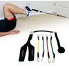 Hip Flexor Training Strap | Reverse Squat Resistance Band Workout Strap Set | Resistance Bands and Door Anchor Included