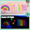 REPULOS 8 Colors Neon Liquid Eyeliner Set, Rainbow UV Glow Neon Makeup Graphic Eyeliners, High Pigmented, Waterproof Smudge-Proof and Long-Lasting Matte Colored Eye Makeup Gift Kit