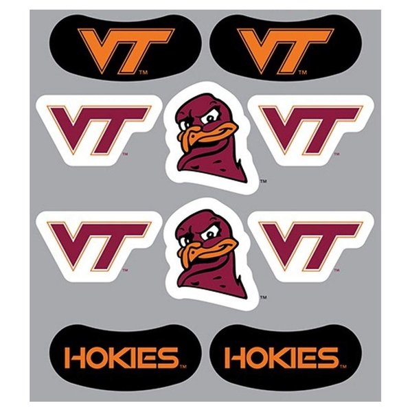 Virginia – Waterless Peel & Stick Temporary Tattoos – 10-Piece Combo – 6 Spirit Tattoos & 4 Eye Strips