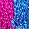Sepco 30 Inch 4mm Round Baby Gender Reveal Beads Baby Shower Party Supplies Set of 26 Includes Pink and Blue Beads