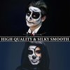 Fusang Black Face Body Paint Stick,High Pigmented Eye Black Stick Long Lasting Black Matte Lipstick Waterproof Body Paint Stick for Halloween Costume Parties Zombie Cosplay Clown Makeup