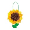 Fun Express 6" x 8" Fall Sunflower Crinkle Tissue Paper Craft Kit - Makes 12