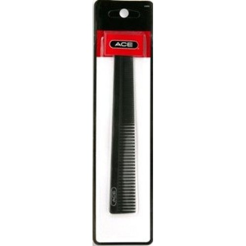Ace Brand Barber Comb 7 inch long * Black