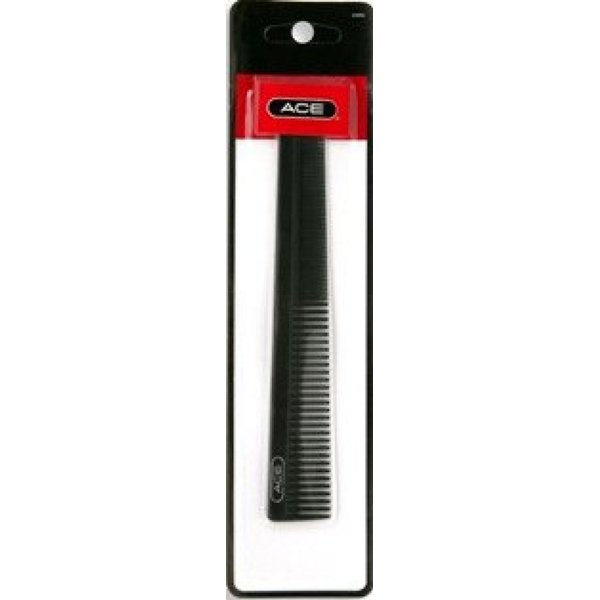 Ace Brand Barber Comb 7 inch long * Black