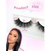 Cat-Eye Lashes Wispy Eyelashes 18mm Fox Eye Lashes Angel Wing Lashes Faux Mink False Eyelashes Natural Look 5 Pairs pack (5P-B23)