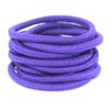 La Tartelette 4 mm Elastic Bands Hair Ties Children Rubber hair headbands - 10 Pcs (Purple)