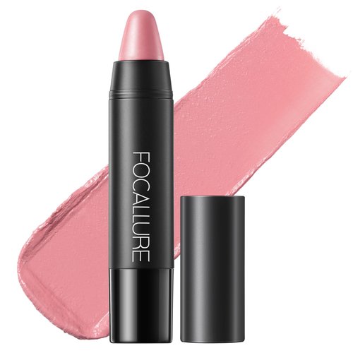 FOCALLURE Ultra Chic Matte Lipstick,Rich Vitamin E Lip Crayon,Lightweight Matte Color without Drying or Fading,Long Lasting Waterproof Lips Makeup,BRAVE