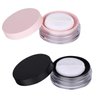 HLLMX 2 PCS Empty Loose Powder Container 10g Reusable Loose Powder Compact Case Make Compact Container DIY Makeup Powder Case with Sponge Powder PuffElasticated Net Sifter and Threaded Screw
