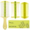 START MAKERS 3PCS Dandruff Comb, Extra Fine Tooth Comb for Women Men Kid, Double Side Hair Combs for Remove Lice Hair Care Grooming, Mustache Beard Comb