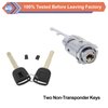 ZONFANT Ignition Switch Lock Cylinder with 2 Keys Compatible with Honda CR-V CR-Z Accord Civic Crosstour Element Fit Odyssey Pilot S2000 Acura MDX RDX TL TSX ZDX,Replace #06351-TE0-A11