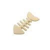 2PCS Fish Bone Hair Clips for Women Girls Candy Color Hairpins Simple Hair Accessories White